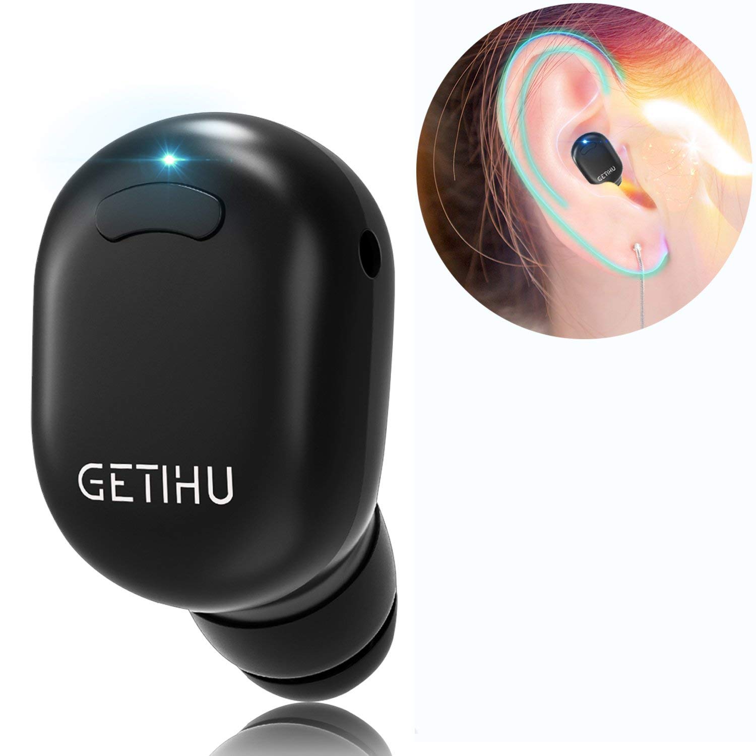 GETIHU Bluetooth Earbud - Invisible Bluetooth Earpieces