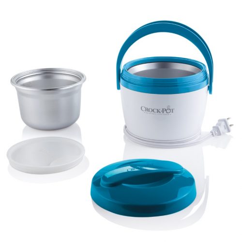 Crock-Pot SCCPLC200-BL 20-Ounce Lunch Crock Food Warmer, Blue - electric heated lunch boxes